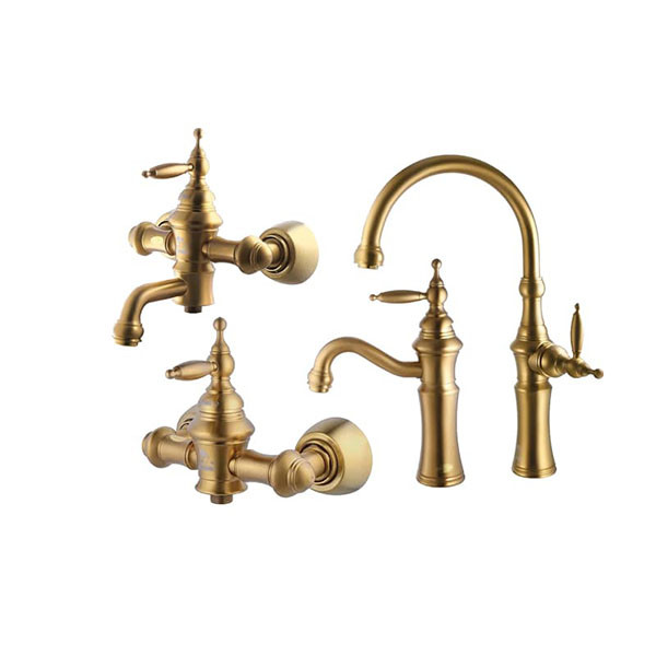 ست شیرآلات درخشان مدل بل مجموعه 4 عددی