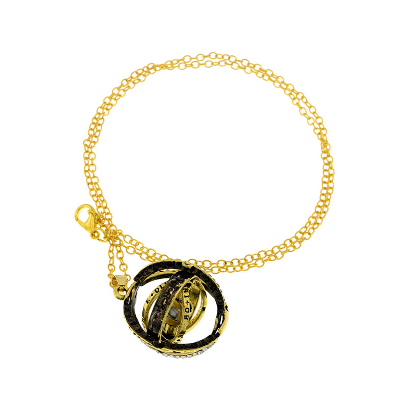 گردنبند برانت مدل استرونومیکال با نگین دوست دارم به صد زبان دنیا