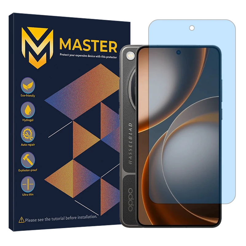 محافظ صفحه نمایش مات آنتی بلو مستر مدل هیدروژلی مناسب برای گوشی موبایل اوپو Find X9 Ultra