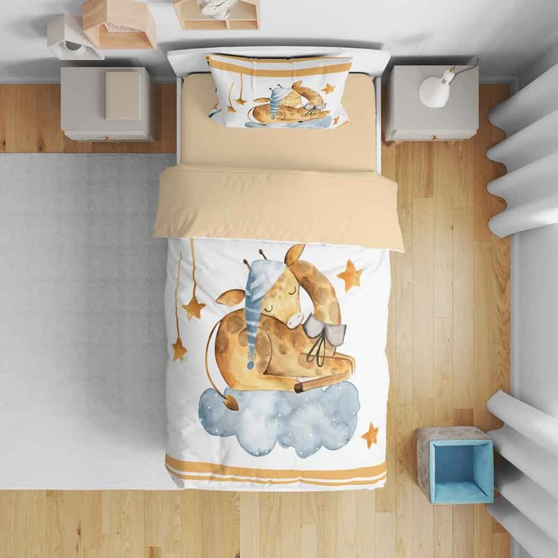 سرویس روتختی نوپه هوم مدل زرافه T5916 تک نفره 5 تکه