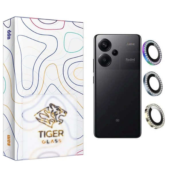 محافظ لنز گوشی تایگر گلس مدل APL2 Ringi negin مناسب برای گوشی موبایل شیائومی Redmi note 13 Pro Plus