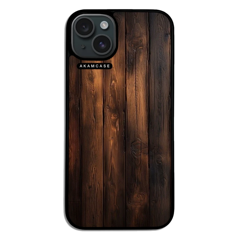 کاور آکام مدل AMC-WA15PLUS-WOOD-23 مناسب برای گوشی موبایل اپل iPhone 15 Plus