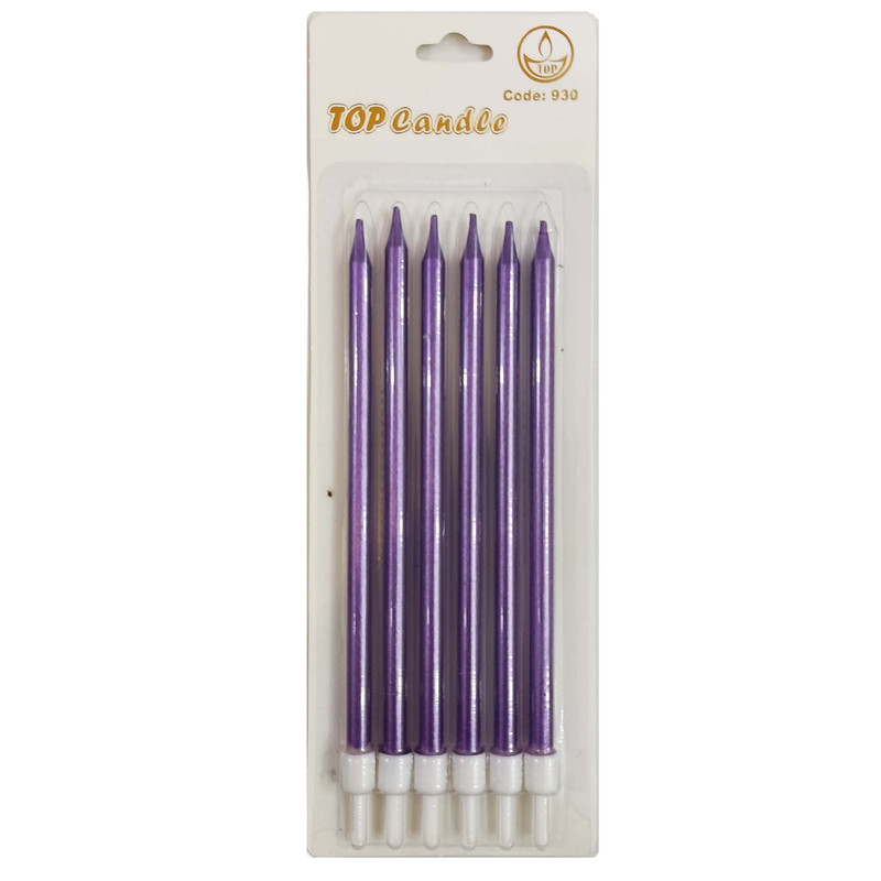 شمع تولد مدل متالیک کد I22V شمع تولد مدل متالیک کد I22V
