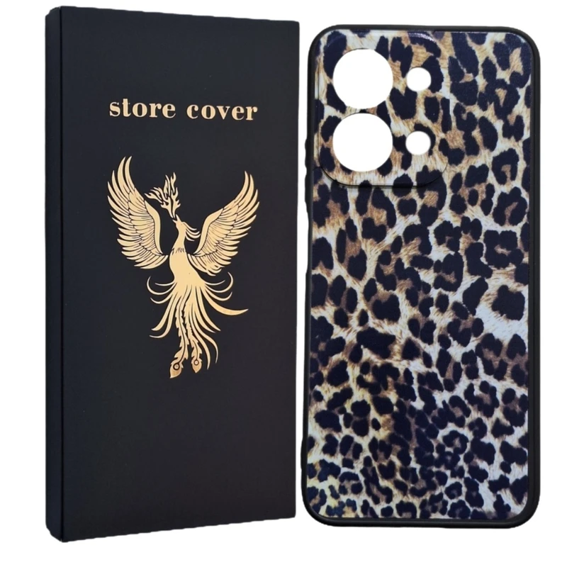 کاور استور کاور طرح پلنگی مدل 15C مناسب برای گوشی موبایل شیائومی Redmi 15C / Poco C85