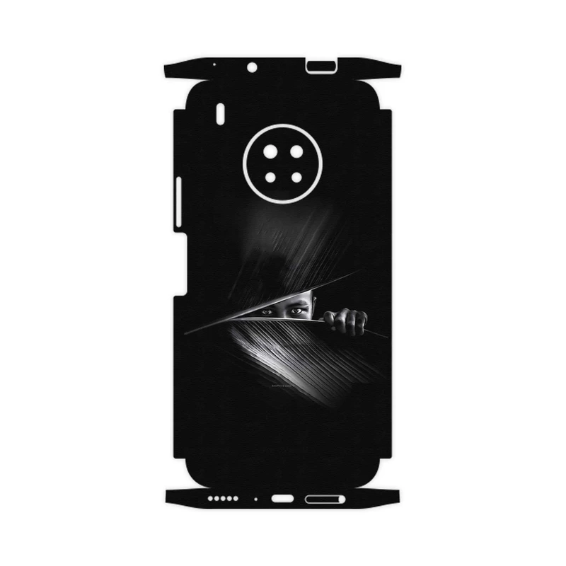 برچسب پوششی ماهوت مدل Black Portrait-FullSkin مناسب برای گوشی موبایل هوآوی Y9a