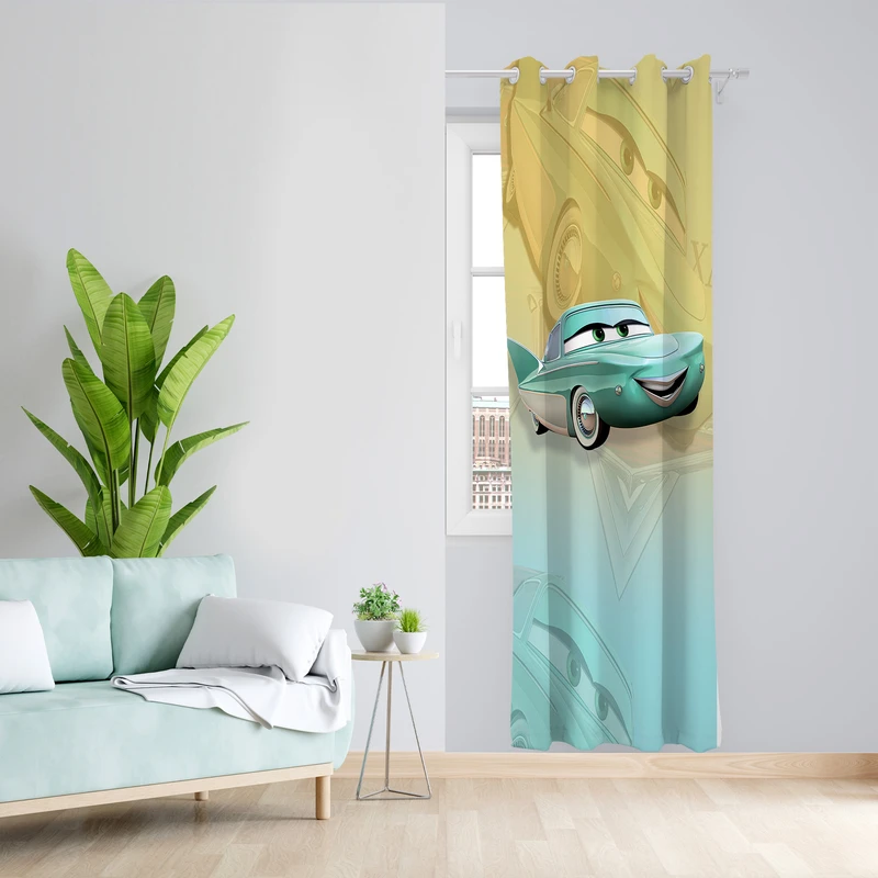 پرده طرح مکویین مدل مخمل پانچی کد L 1153R Z سایز 140x200 سانتی متر