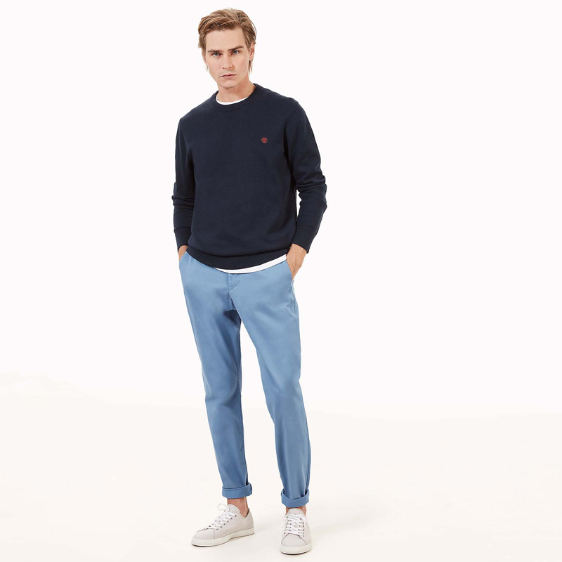 پلیور مردانه تیمبرلند مدل TB0A1QTW - Williams River crew neck organic cotton jumper