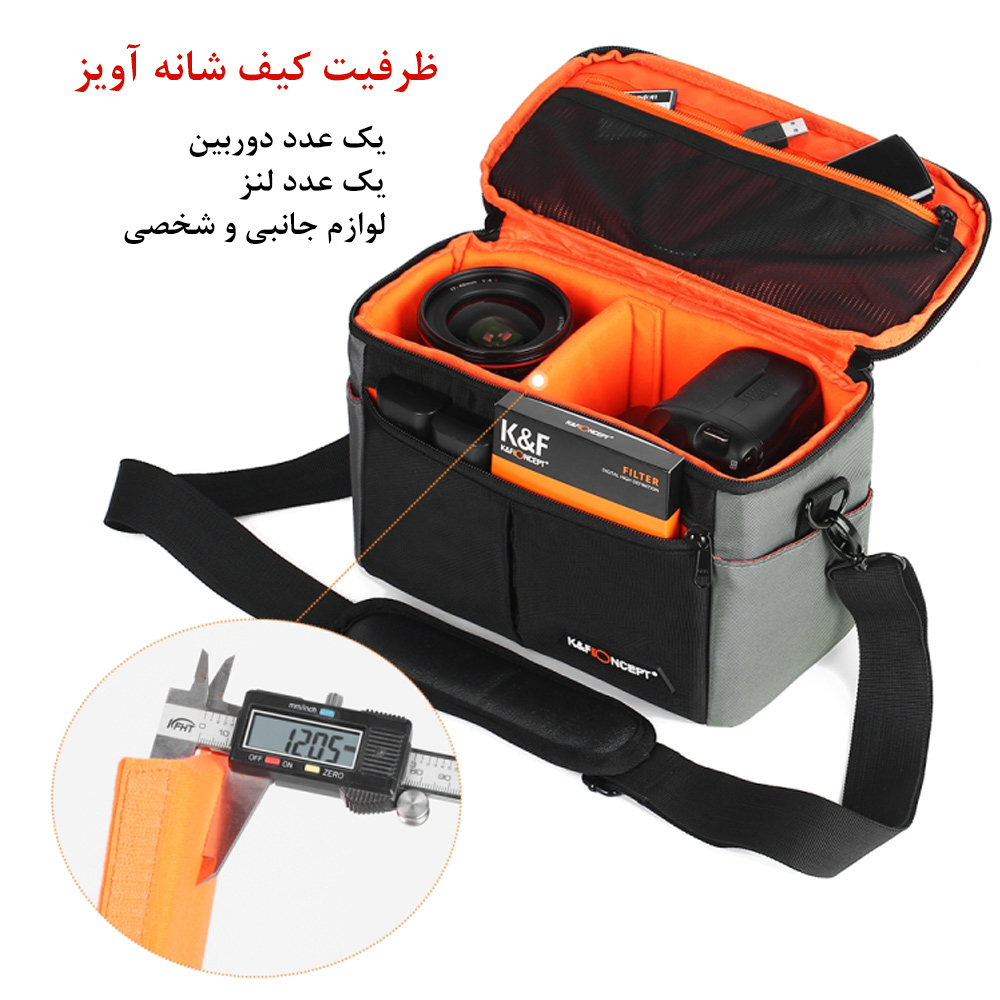 کوله پشتی دوربین کی اند اف مدل Hiking Travel