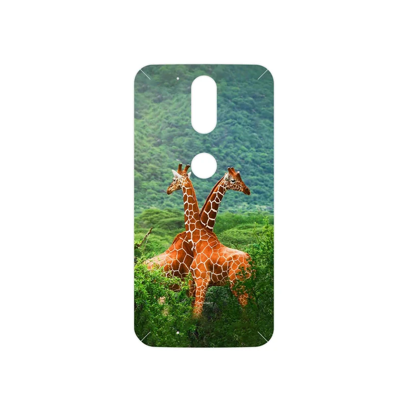 برچسب پوششی ماهوت مدل Giraffe مناسب برای گوشی موبایل موتورولا Moto G4