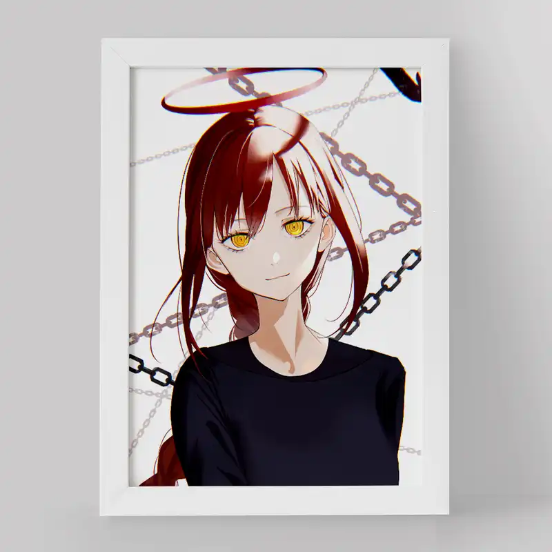 تابلو خندالو مدل ماکیما انیمه مرد اره ای کد 17929