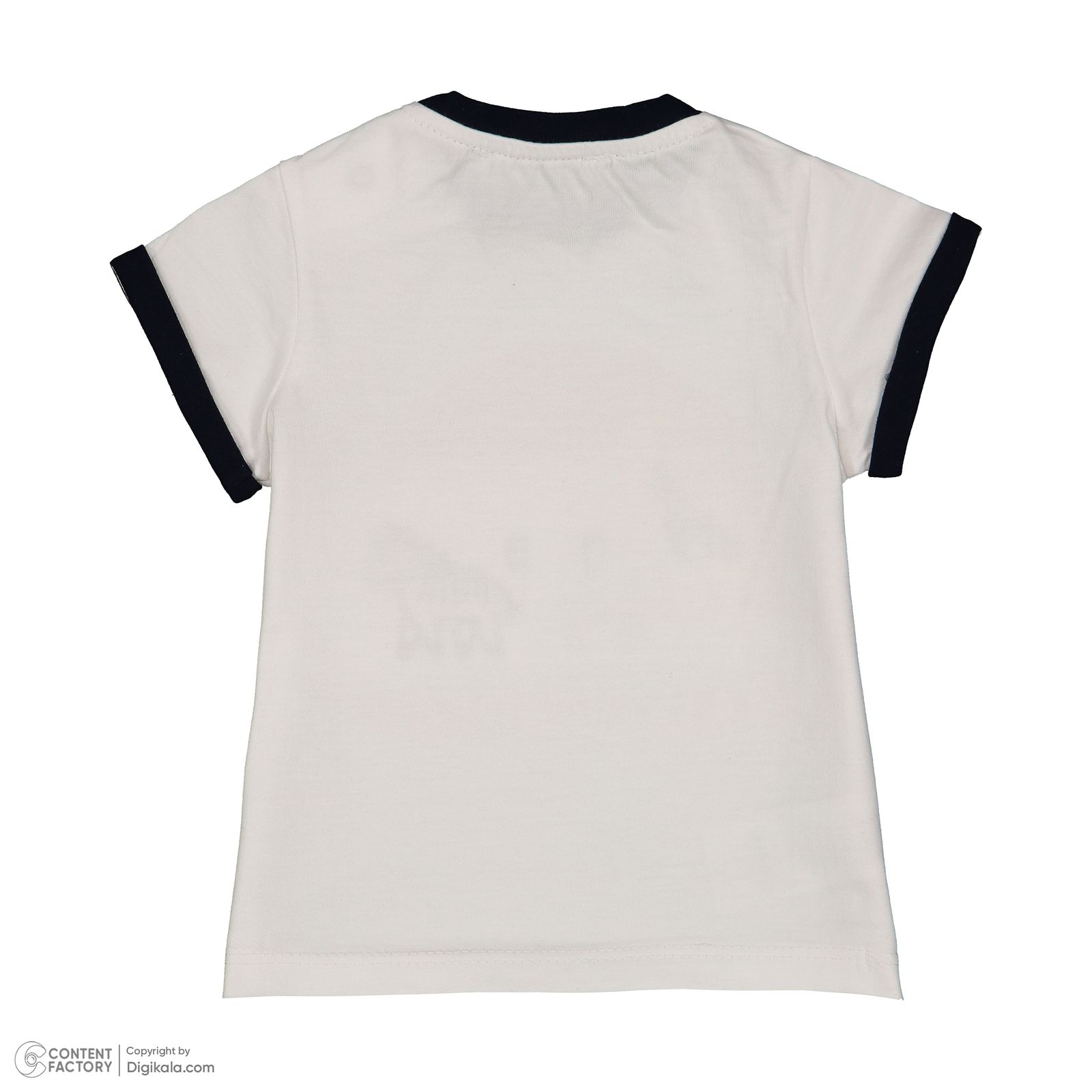 ست تی شرت و شلوارک نوزادی پسرانه ایندیگو مدل 13211 رنگ سفید -  - 4