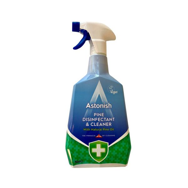 اسپری پاکننده سطوح استونیش مدل PIN DISINFECTANT & CLEANER حجم 750 میلی لیتر