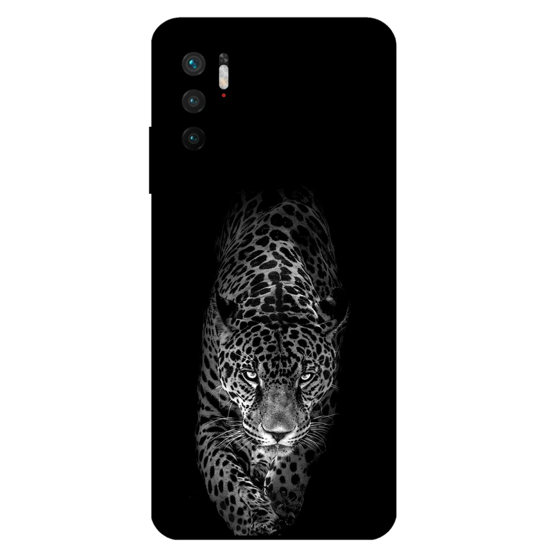 کاور مگافون طرح پلنگ مدل 1879 مناسب برای گوشی موبایل شیائومی Redmi Note 10 5G / Poco M3 Pro