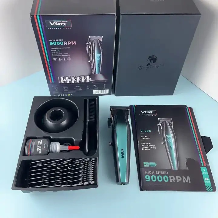 ماشین اصلاح موی سر و صورت وی جی ار مدل v-270 ماشین اصلاح موی سر و صورت وی جی ار مدل v-270