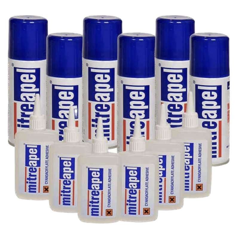 چسب 123 میتراپل مدل AC400 حجم 400 میلی لیتر بسته 6 عددی