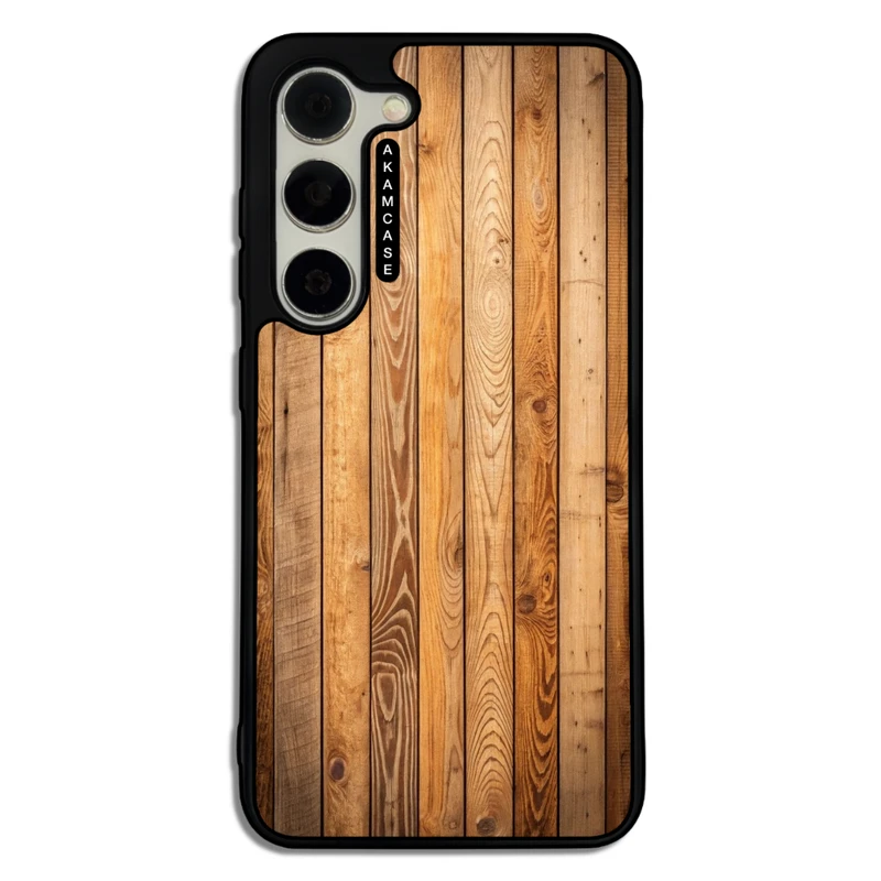 کاور آکام مدل AMC-WSGS23-WOOD-21 مناسب برای گوشی موبایل سامسونگ Galaxy S23