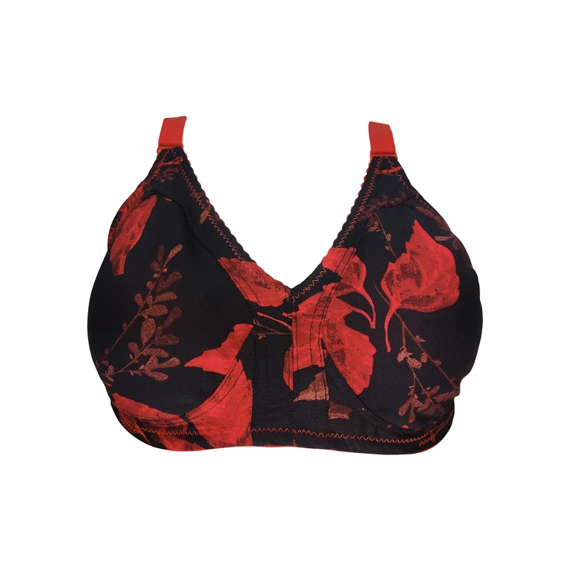 سوتین بالکنی زنانه مدل گل بدون فنر کد 201