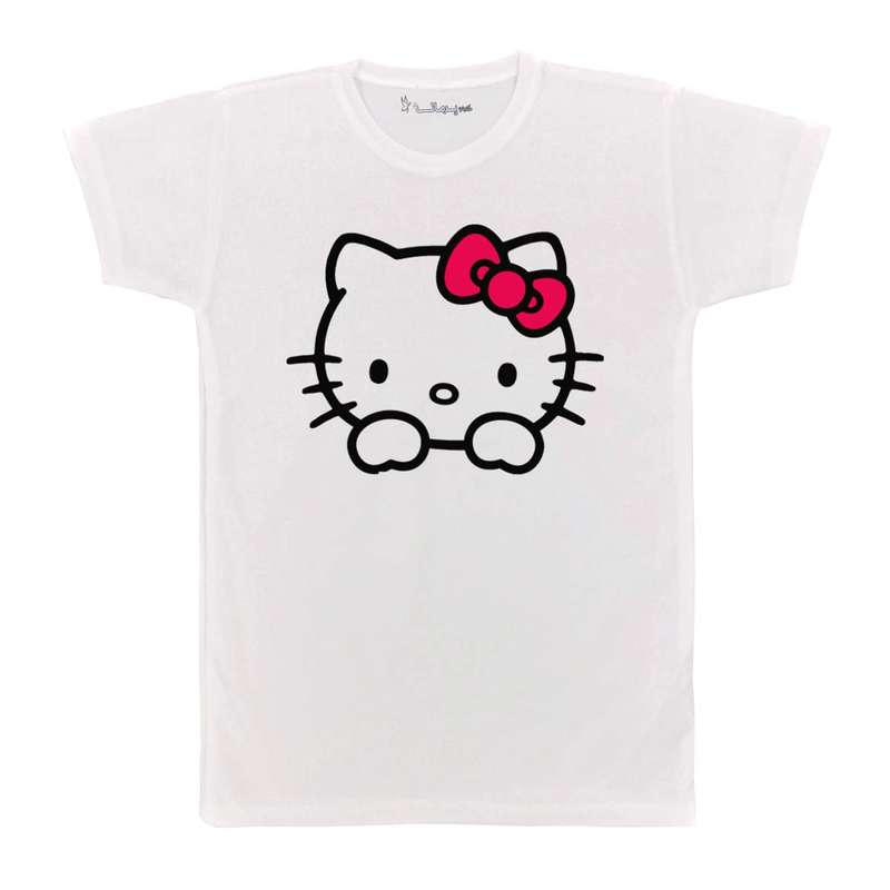 تی شرت بچگانه پرمانه طرح Kitty کد pmt.2436