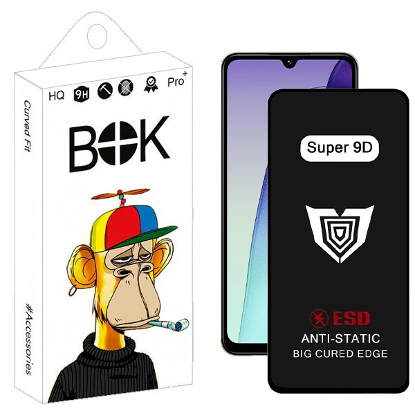 محافظ صفحه نمایش بوک مدل Super 9D View مناسب برای گوشی موبایل شیائومی redmi 14C / poco M7 5G / 14R