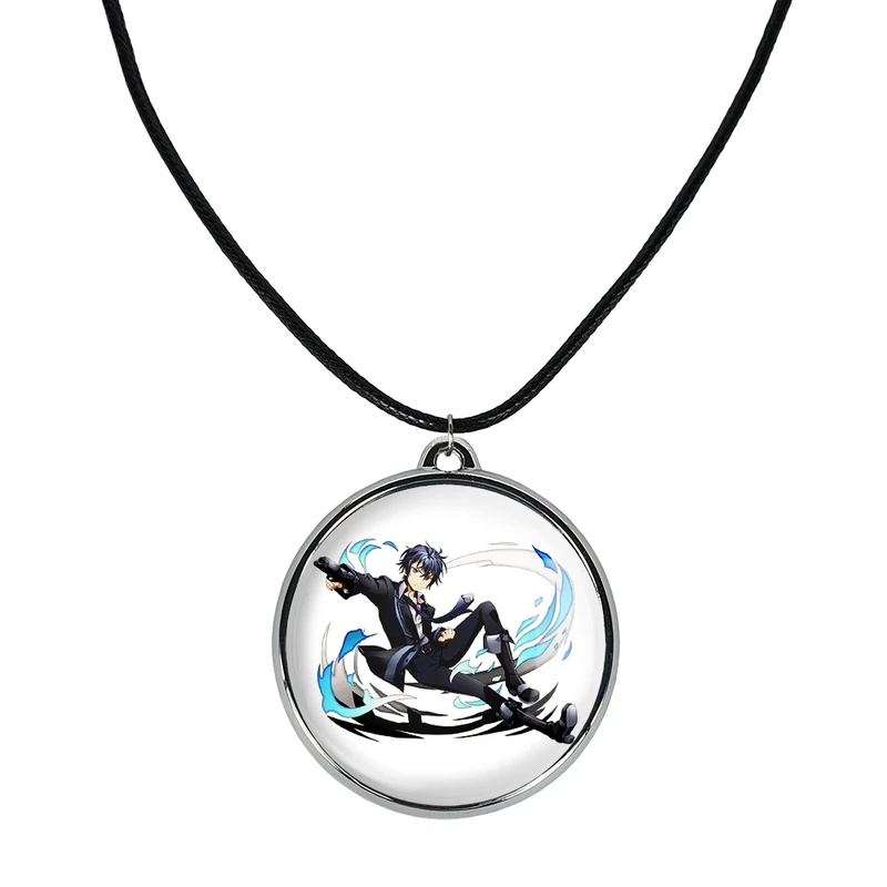 گردنبند خندالو مدل ساتومی انیمه گلوله سیاه کد 3580135802