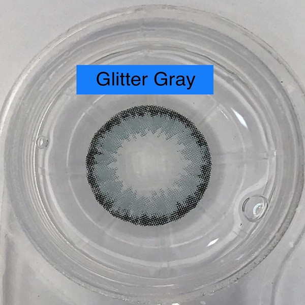 لنز چشم بلا مدل 018 رنگ طوسی روشن دور مشکی