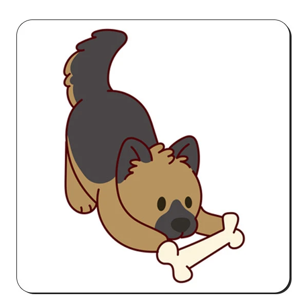  زیر لیوانی طرح سگ بامزه کد nzl229