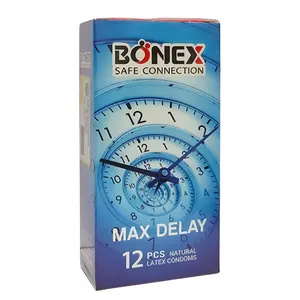 کاندوم بونکس مدل Max Delay بسته 12 عددی
