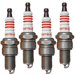 شمع خودرو کتسومی مدل کاربراتور کد JapanMade پایه کوتاه مناسب برای وانت مزدا بسته ۴ عددی