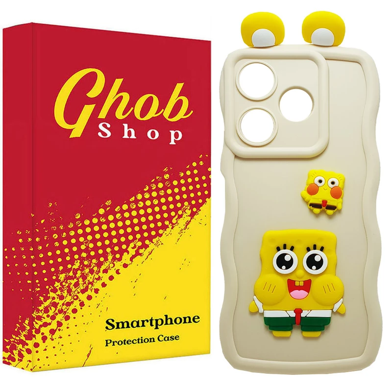 کاور قاب شاپ مدل سولید گوشدار طرح فانتزی مناسب برای گوشی موبایل شیائومی Redmi 13 5G / Poco M6