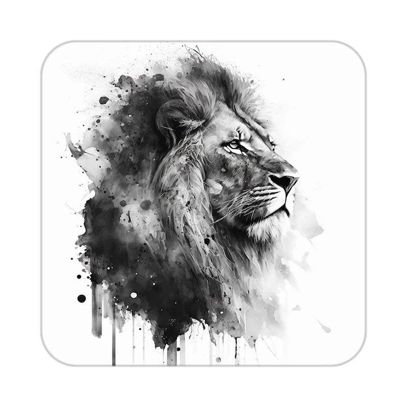 زیر لیوانی کاکتی طرح شیر مدل mp22979