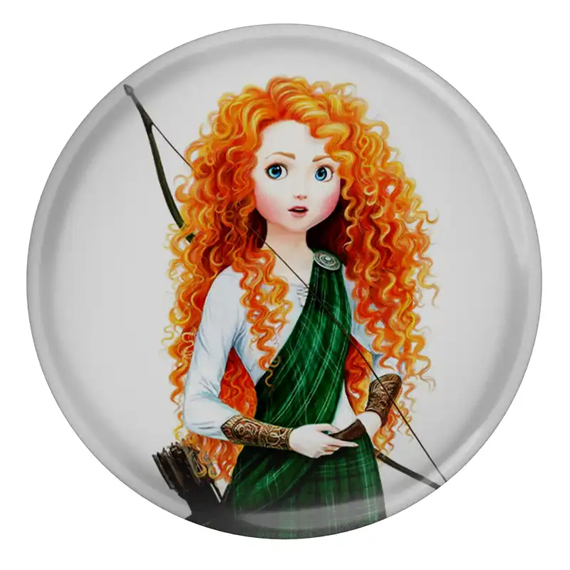 مگنت مدل S13207 طرح کارتون دختر پرنسس مریدا دلیر