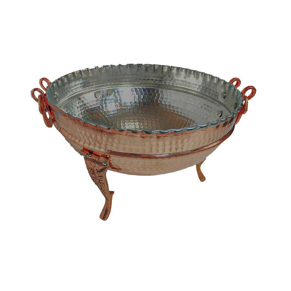 آجیل خوری مسی مدل پایه بلند کد S-4064