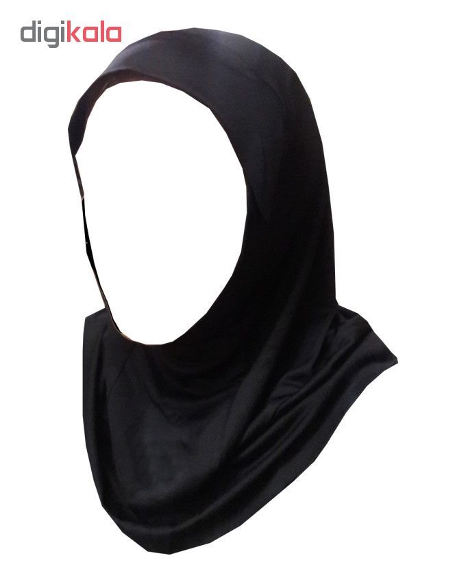 مقنعه ورزشی حجاب مدل V 1 تک سایز -  - 3