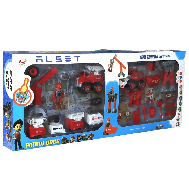 کیت ماشین بازی آلست مدل آتش نشانی