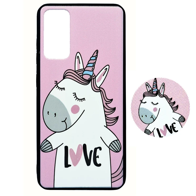 کاور مدل تک شاخ لاو مناسب برای گوشی موبایل سامسونگ GALAXY S20 FE به همراه پاپ سوکت