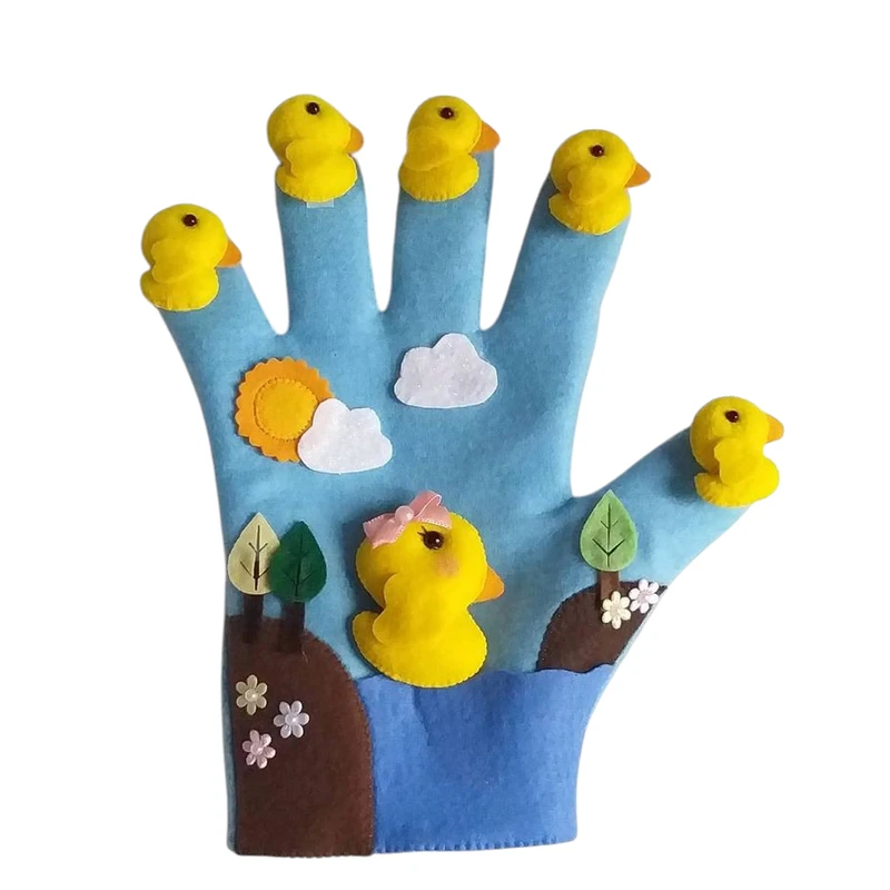 عروسک دستکشی مدل اردک