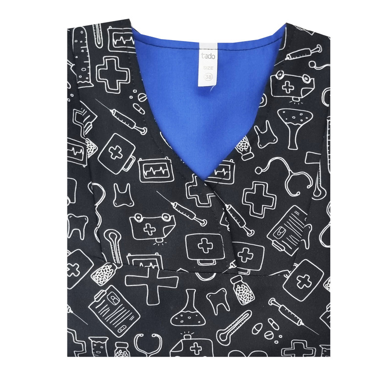 ست کلاه و روپوش پزشکی زنانه تادو مدل RO1909