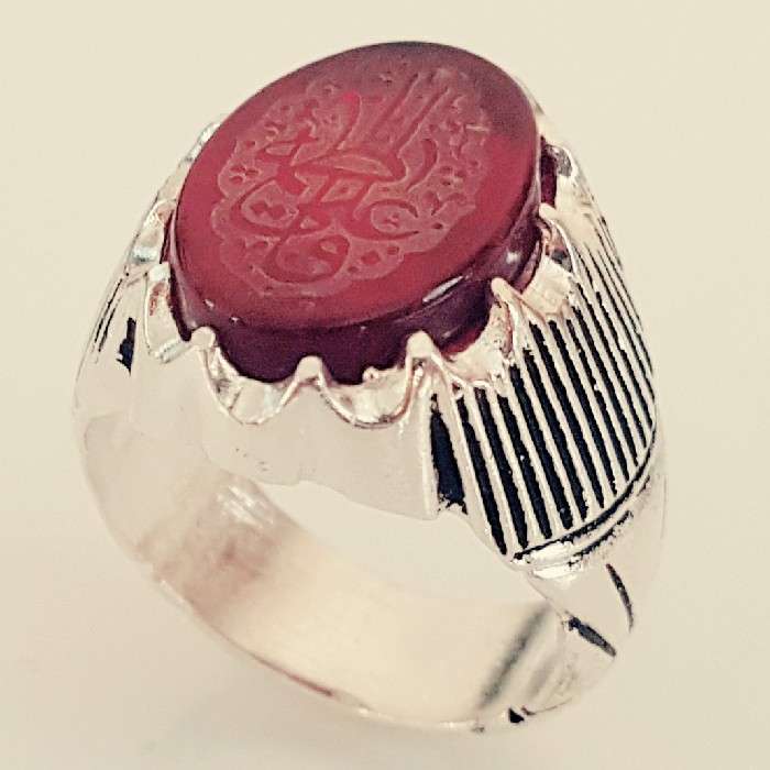 انگشتر مردانه مدل علی و فاطمه کد P800