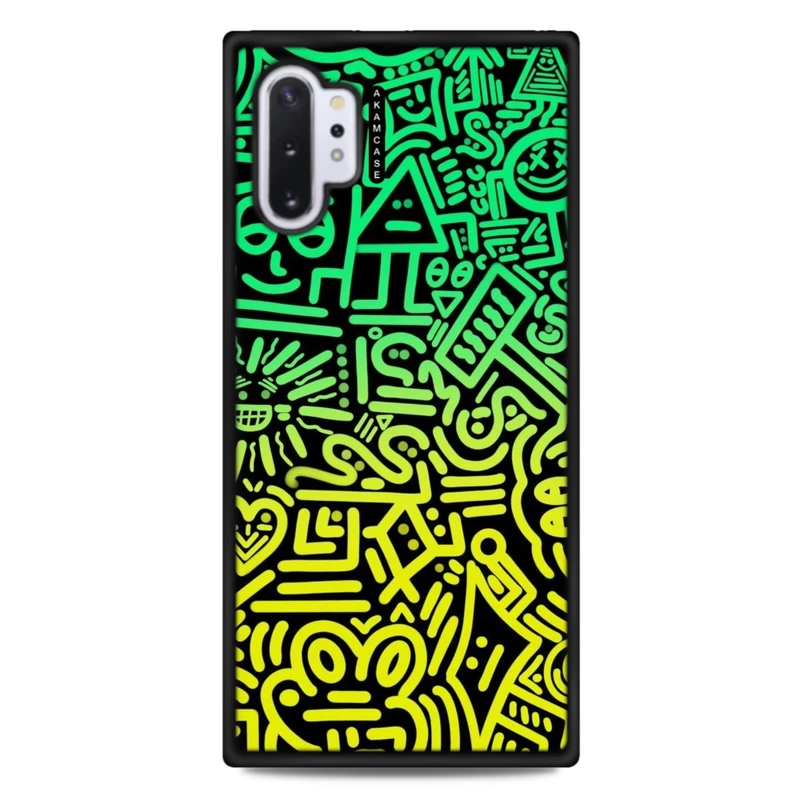 کاور آکام مدل AMC-WSGN10P-DOODLE16 مناسب برای گوشی موبایل سامسونگ Galaxy Note 10 Plus