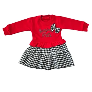 پیراهن نوزادی مدل چهارخونه ۶۵۸