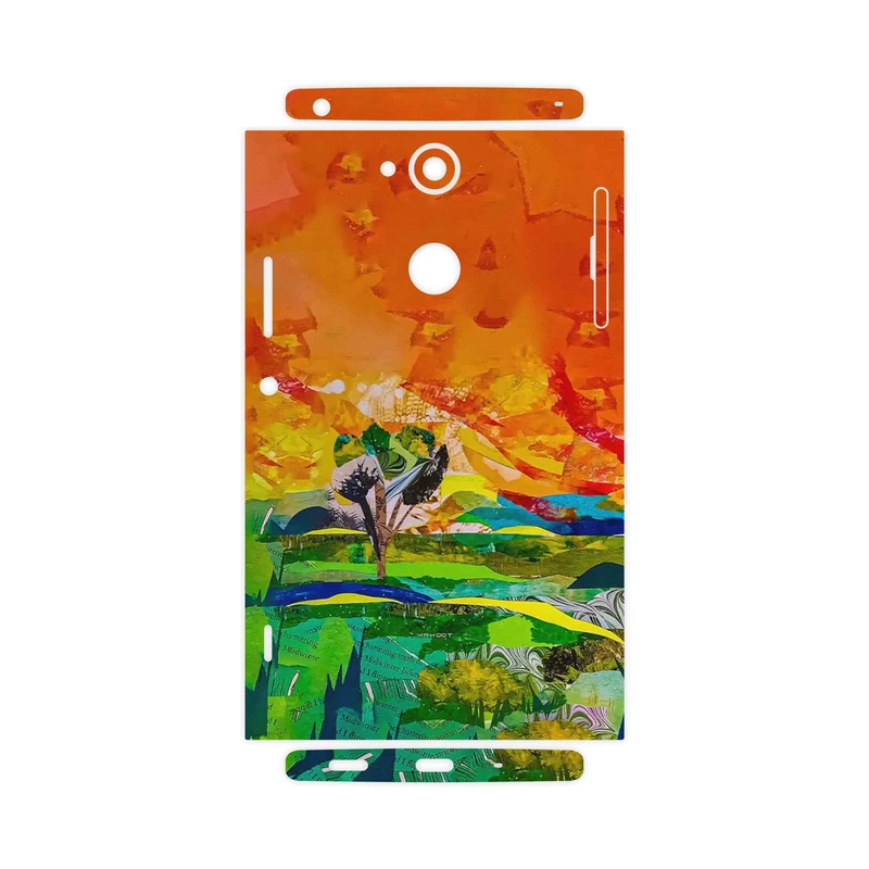 برچسب پوششی ماهوت مدل Collage of Painting-FullSkin مناسب برای گوشی موبایل سونی Xperia XA2