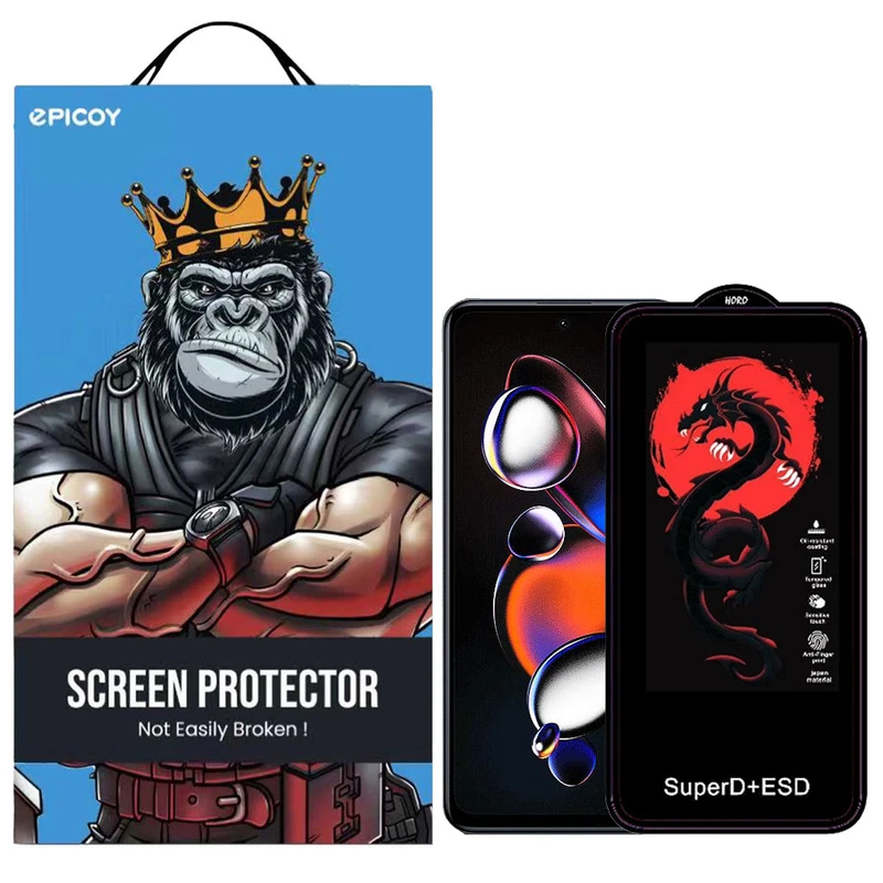محافظ صفحه نمایش اپیکوی مدل Dragon ESD مناسب برای گوشی موبایل شیائومی Redmi Note 12T Pro / Note 11T Pro Plus / Note 11T Pro / Note 11T 5G