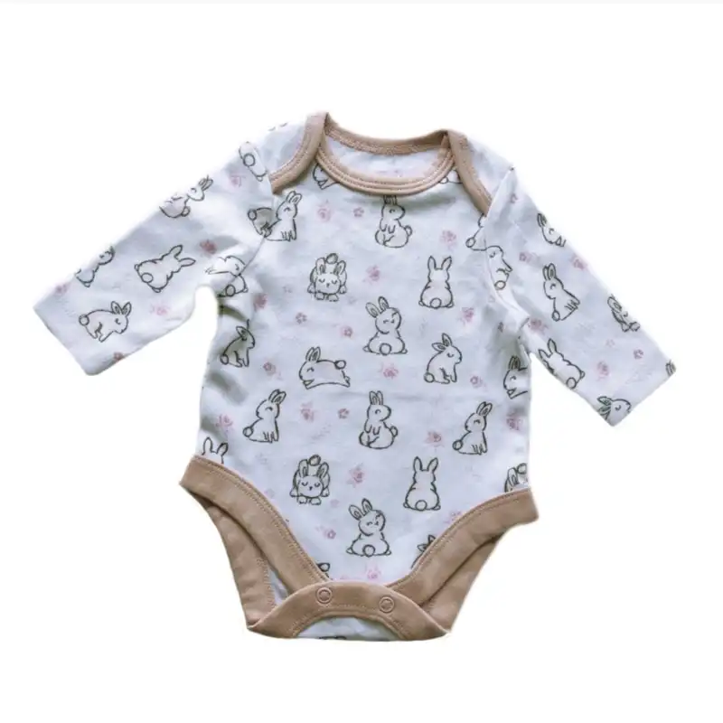 بادی آستین بلند  نوزادی ام اند کو کد buny بسته 4 عددی