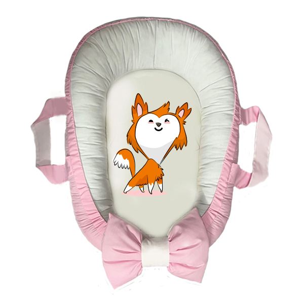 سرویس خواب سه تکه نوزاد مدل گارد محافظ دار طرح فانتزی کد 03