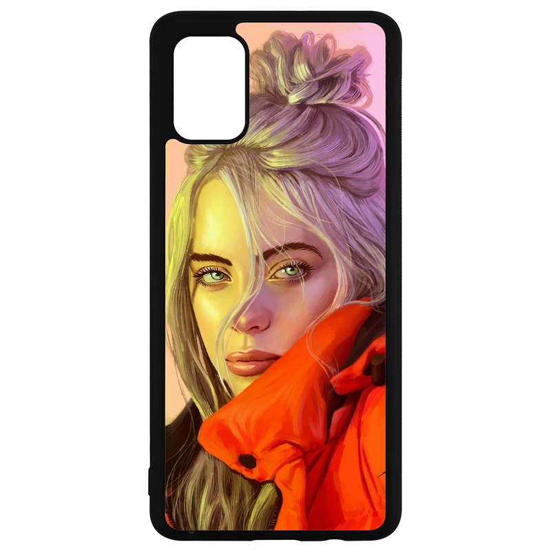 کاور طرح Billie Eilish مدل CHL50217 مناسب برای گوشی موبایل سامسونگ Galaxy A51