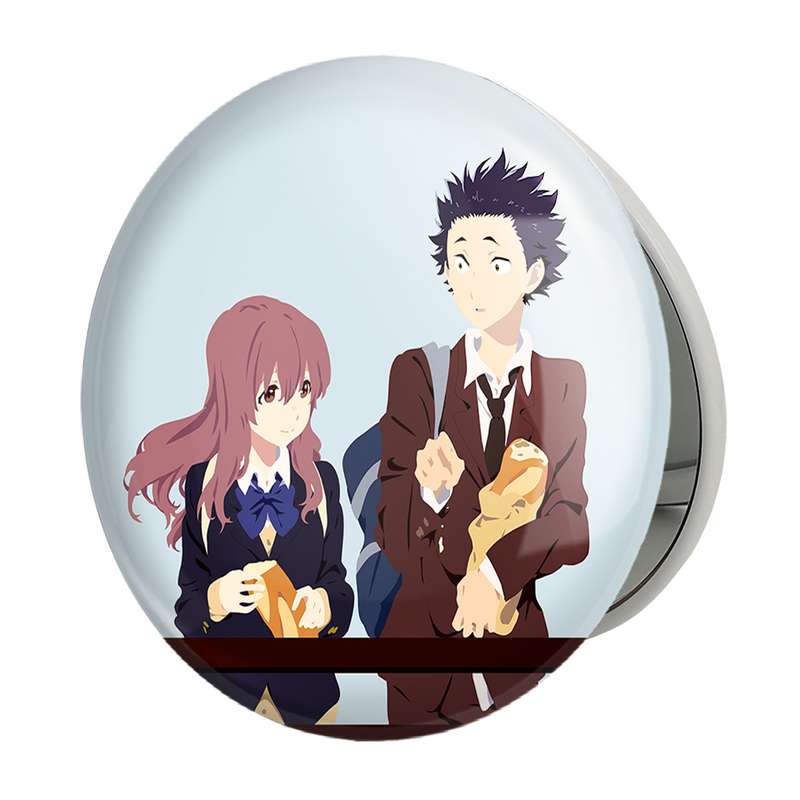 آینه جیبی خندالو طرح شوکو نیشیمیا و شویا ایشیدا انیمه سایلنت ویس A Silent Voice مدل تاشو کد 15793 آینه جیبی خندالو طرح شوکو نیشیمیا و شویا ایشیدا انیمه سایلنت ویس A Silent Voice مدل تاشو کد 15793