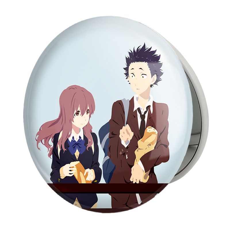 آینه جیبی خندالو طرح شوکو نیشیمیا و شویا ایشیدا انیمه سایلنت ویس A Silent Voice مدل تاشو کد 15793 آینه جیبی خندالو طرح شوکو نیشیمیا و شویا ایشیدا انیمه سایلنت ویس A Silent Voice مدل تاشو کد 15793