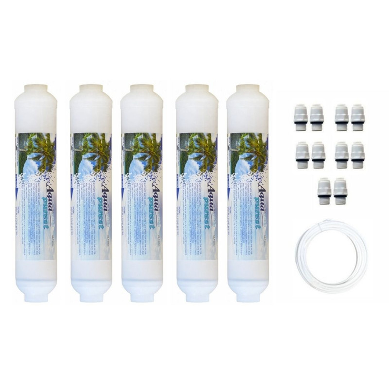 فیلتر یخچال ساید بای ساید آکوا پیورست مدل AP-SEDIMENT 2500G مجموعه 5 عددی فیلتر یخچال ساید بای ساید آکوا پیورست مدل AP-SEDIMENT 2500G مجموعه 5 عددی