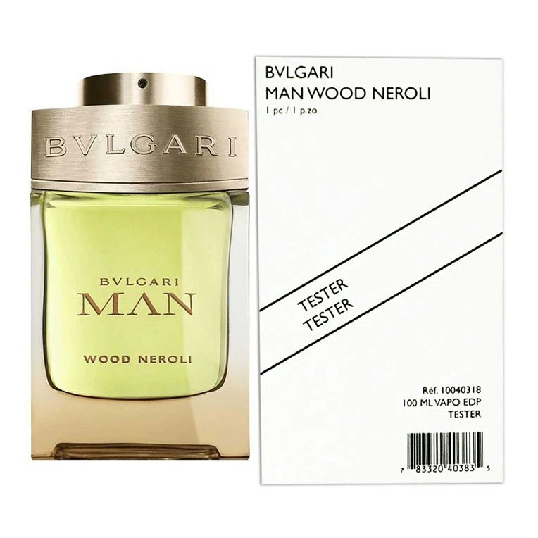 تستر ادو پرفیوم مردانه بولگاری مدل Wood Neroli حجم 100 میلی لیتر