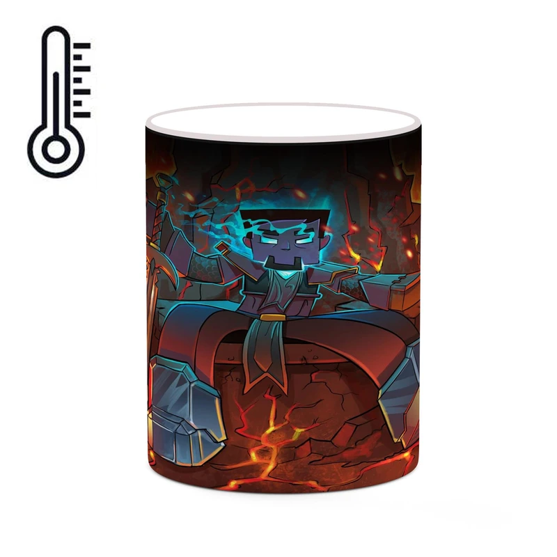 ماگ حرارتی کاکتی طرح ماینکرافت minecraft مدل mgh41558